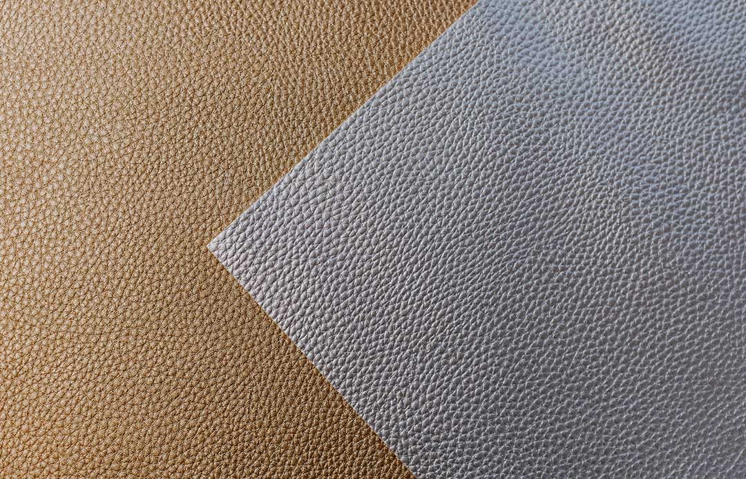 Gold and Silver Lambskin Leather Hides