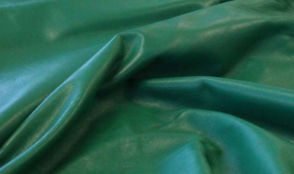 Green Lambskin Leather Hides