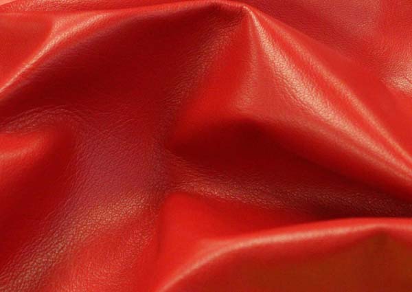 Red Lambskin Leather Hides